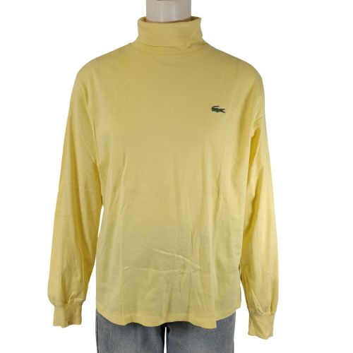 Pull col roulé M taille 4 coton vintage - Lacoste - Modalova