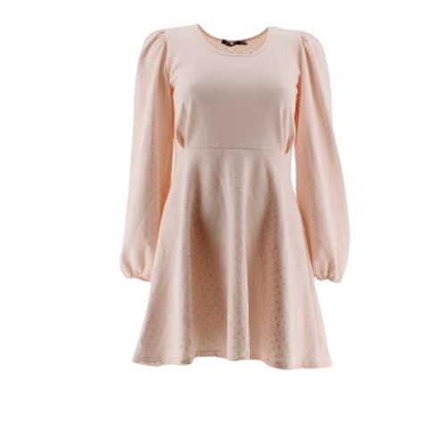 Robe saumon imprimé pois - Taille 38 - Boohoo - Modalova
