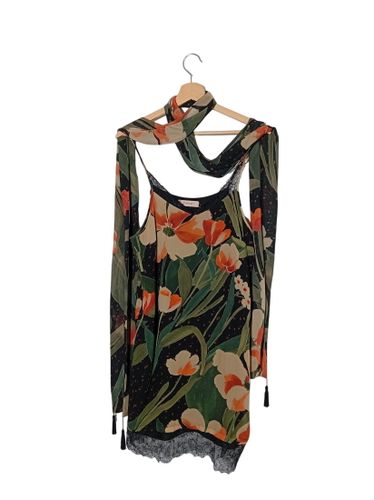 Ensemble Robe Nuisette Fleuri Dentelle & ChâleTwinset (T6916) - Label Emmaus - Modalova