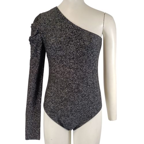 Body CMT taille estimée S noir asymétrique - Label Emmaus - Modalova