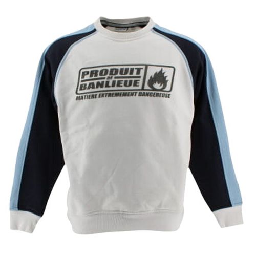 Pull blanc imprimé - P2B - Taille L - Label Emmaus - Modalova