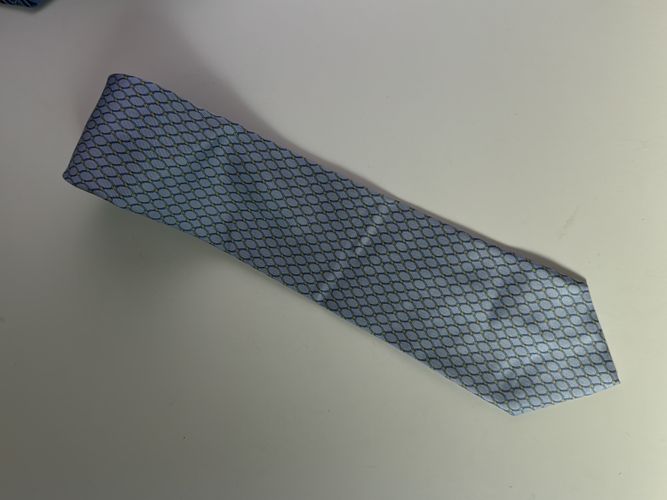 Cravate en soie motif gomtrique  - battistoni - Modalova