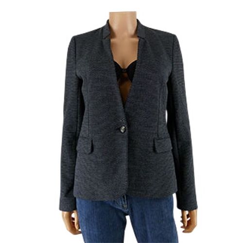 Blazer bleu imprimé - Taille 40 - Camaïeu - Modalova