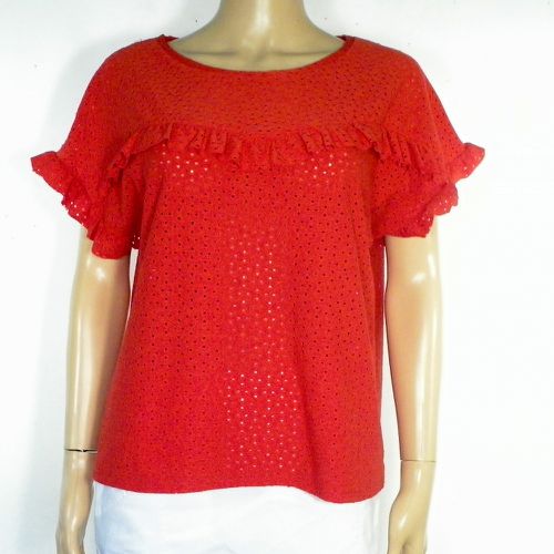 T-Shirt Rouge Femme PROMOD Taille M - promod - Modalova