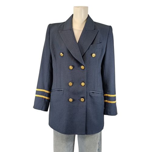Blazer A. Marciano marine Pure New Wool officier doré taille 38 estimée - Label Emmaus - Modalova