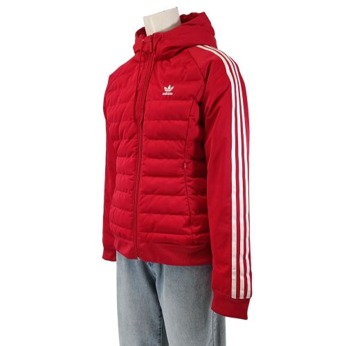 Veste Originals matelassée à capuche 3 bandes blanches taille M estimée - Adidas - Modalova