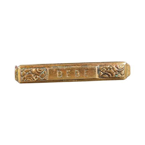 Bijoux pour bébé Bélier ! - broche Art Déco et médaille en massif - Label Emmaus - Modalova