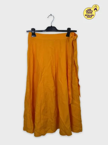 Jupe portefeuille moutarde S  - h&m - Modalova