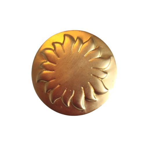 Souleiado - Broche soleil dorée - Label Emmaus - Modalova