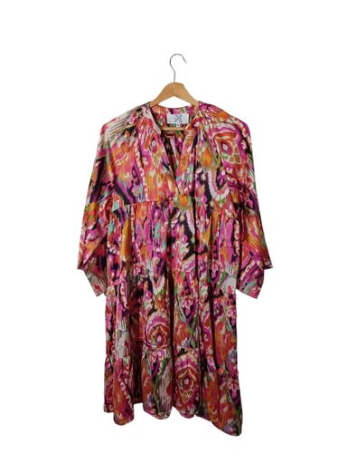 Robe Courte Fluide Millenium (T6960) - Label Emmaus - Modalova