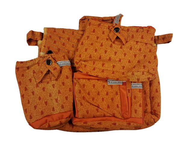 Petites sacoches multifonctions à attaches réglables - 100% matières recyclées - Etoffe Meuse - Label Emmaus - Modalova