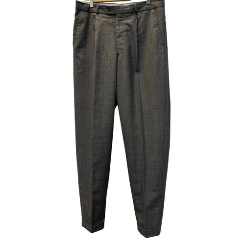 Pantalon de tailleur foncé en pure laine - Super 100 by Fitecom - T.42 (supposition) - Label Emmaus - Modalova