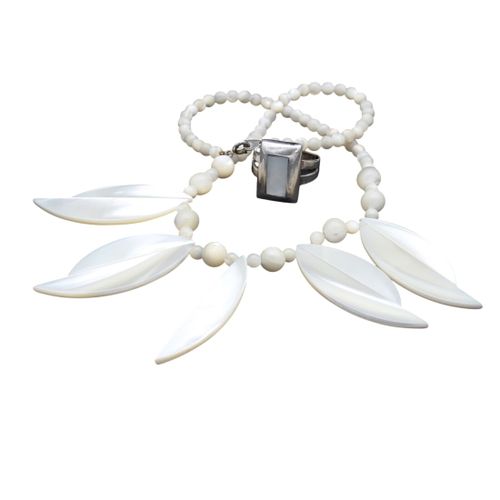 Collier nacre bague nacre en 950 - Label Emmaus - Modalova
