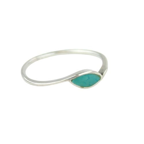 Bague - Argent 925 et turquoise - Label Emmaus - Modalova