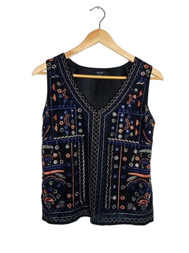 Haut Sans Manches Brodé Verty S (T6673) - Label Emmaus - Modalova