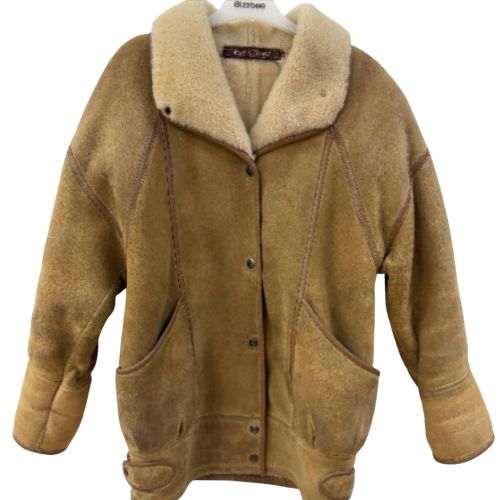 Manteau Vintage Jacques Jekel Peau de Mouton Retournée / Shearling Made in France - Label Emmaus - Modalova