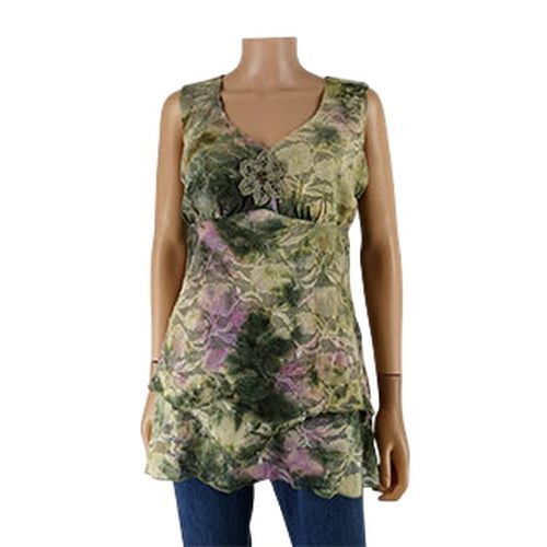 Débardeur imprimé fleurs - Celaia - Taille 42/44 - Label Emmaus - Modalova