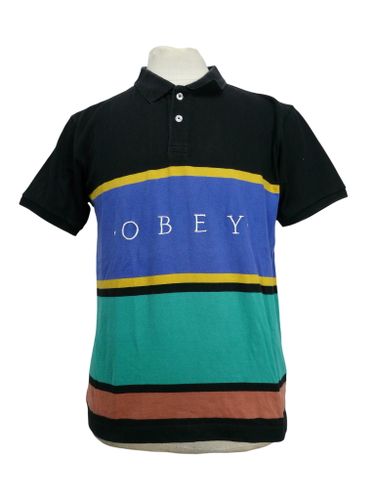 HO47 - Polo rayé - Obey - Taille M - Label Emmaus - Modalova