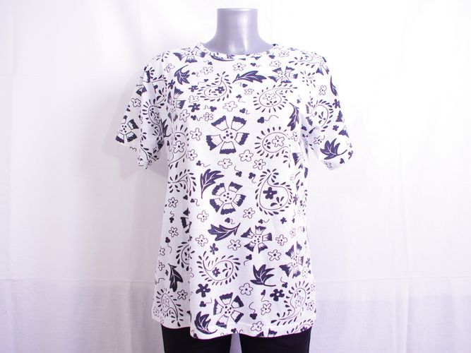 T-Shirt blanc  motifs floral - M - non renseigne - Modalova