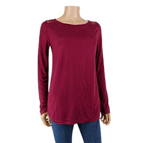 T-shirt imprimé dentelle - Taille 2 - Camaïeu - Modalova