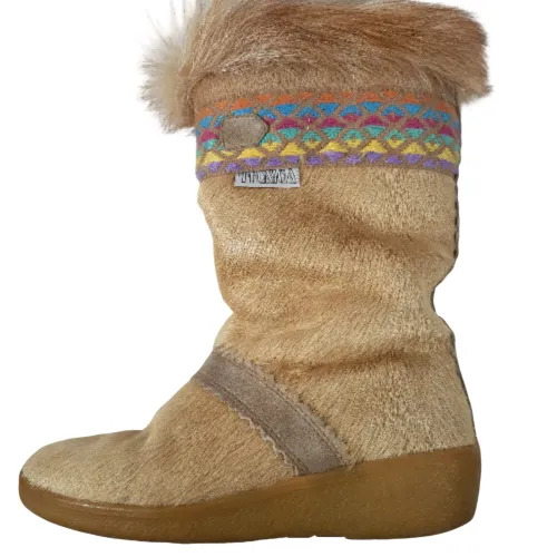 Bottes en fourrure - Tecnica - 38 - Label Emmaus - Modalova