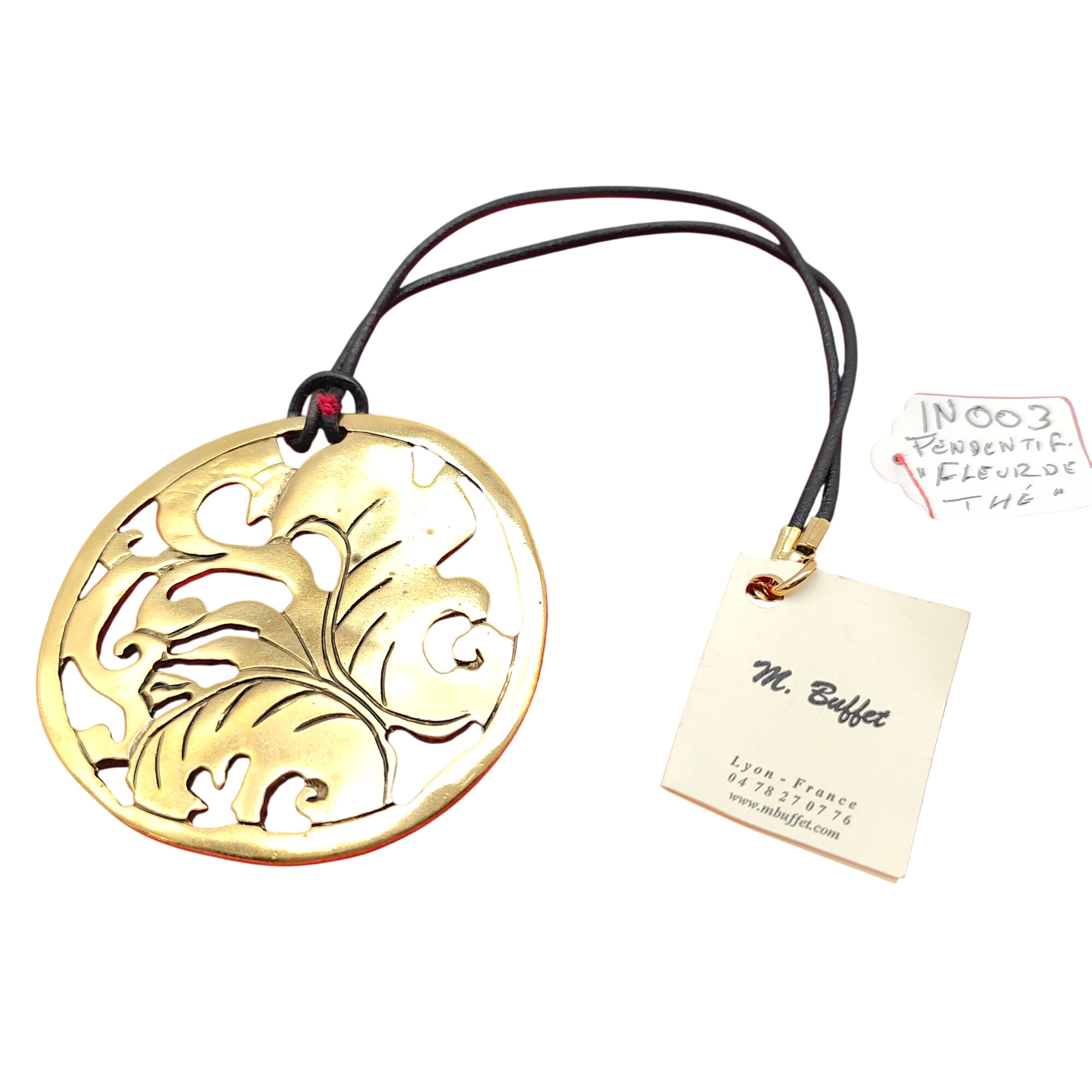 Pendentif "fleur de thé"de m.Buffet - Label Emmaus - Modalova