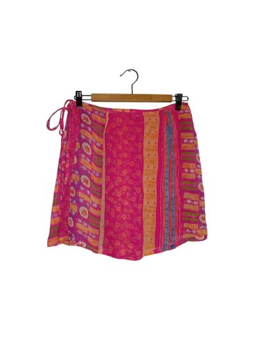 Short Jupe Fleurs Rose René Derby M (V3663) - René Derhy - Modalova