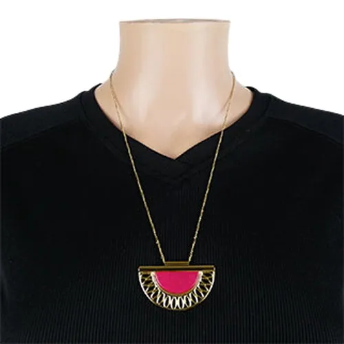 Collier doré pendentif - femme - Label Emmaus - Modalova