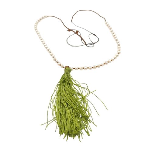 Collier perles nacrées - Label Emmaus - Modalova