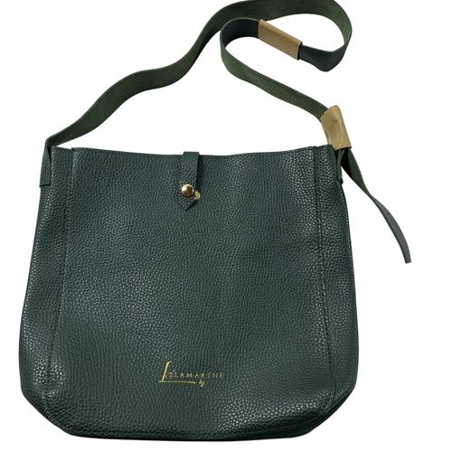 Sac bandoulière Lamarthe en cuir grainé sapin ( neuf) - Label Emmaus - Modalova