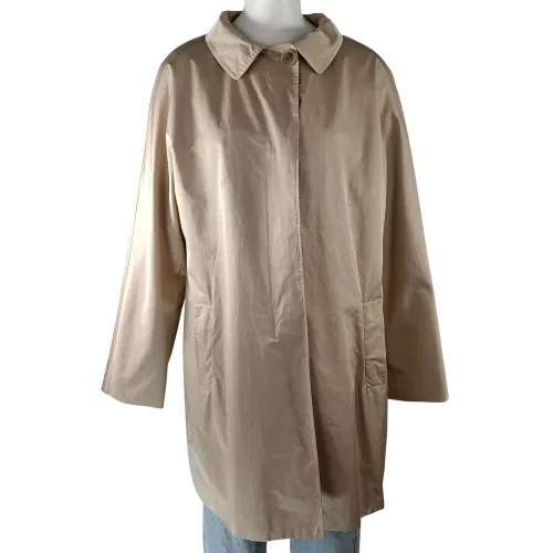 Trench manteau taille 42 mi-long boutonné poches col classique - Betty Barclay - Modalova
