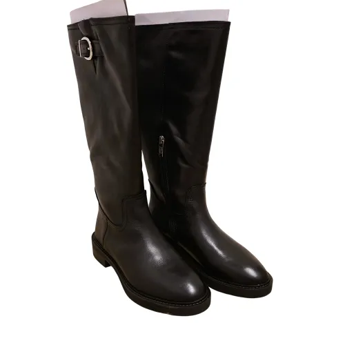 Bottes cuir , , marque Steve Madden - Label Emmaus - Modalova