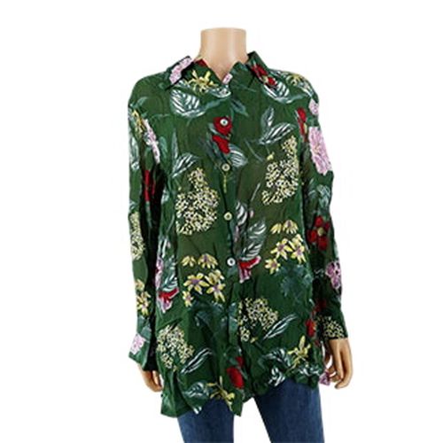 Chemisier imprimées fleurs - Alain - Taille 40 - Manoukian - Modalova