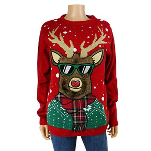 Pull Noël imprimé - Joyeux Noël - Taille M - Label Emmaus - Modalova