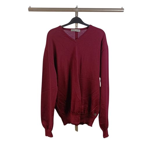 Pull col V en coton - Pierre Cardin - Modalova