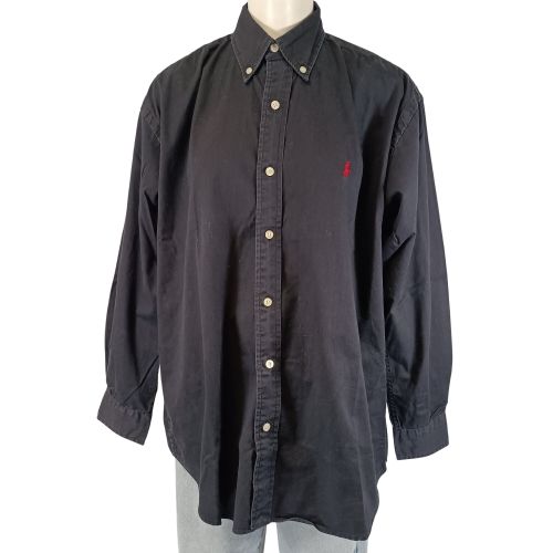 Chemise M coton logo brodé coupe ample - Ralph Lauren - Modalova