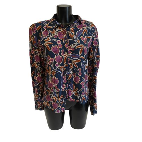 Chemisier Fleuri en Viscose Taille 0 - Mise Au Green - Modalova