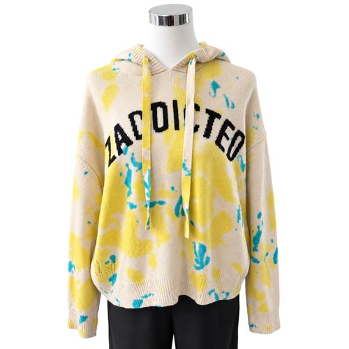 Pull - Laine blanc, jaune, bleu - Taille S - Zadig & Voltaire - Modalova