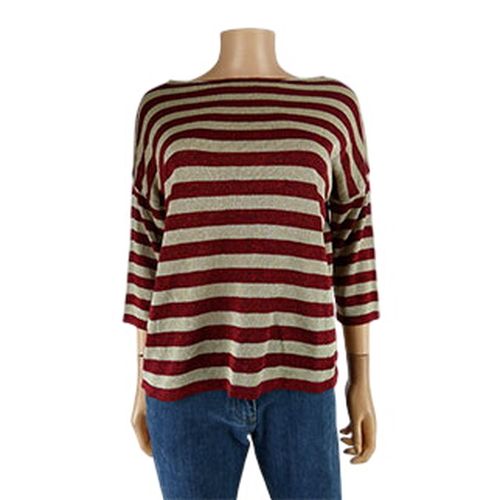 Pull fin rouge imprimée à rayure - Lolaliza - Taille M - Label Emmaus - Modalova