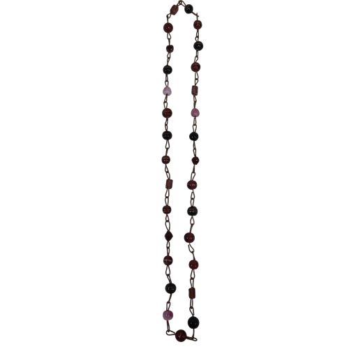 Collier long en perles de verre - Label Emmaus - Modalova