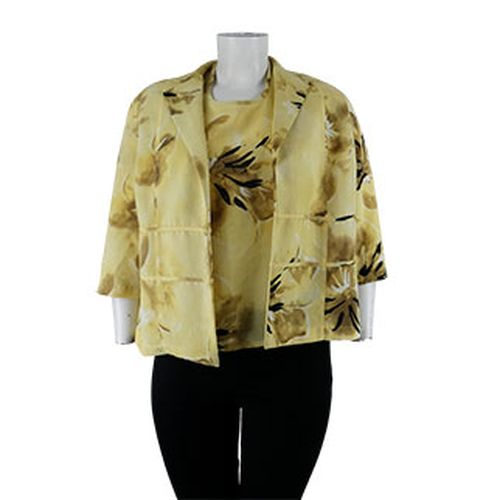 Ensemble veste/blouse imprimé - Coutureine - Taille 48 - Label Emmaus - Modalova
