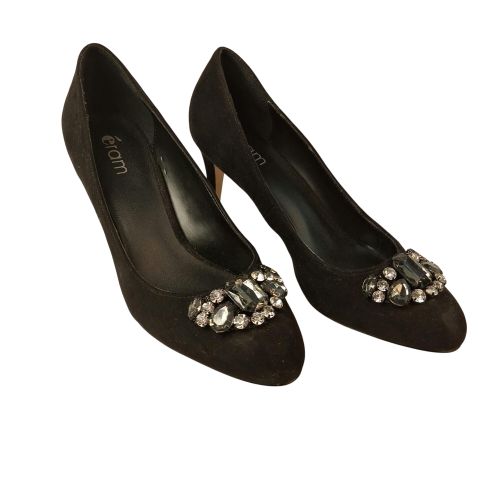 CHAUSSURES de type "Escarpins à talons" ornées d'une boucle en strass - Label Emmaus - Modalova