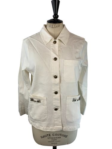 Riu Paris — Veste en denim avec détails métalliques — — Neuf d'invendu Riu — Taille 38 (S / M) - Label Emmaus - Modalova