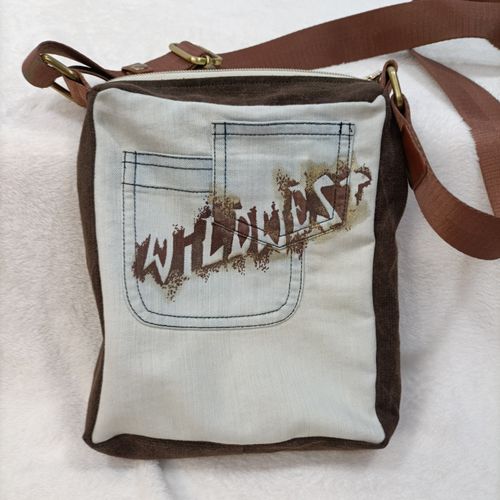 Sacoche Bandoulière mixte - upcycling - Label Emmaus - Modalova