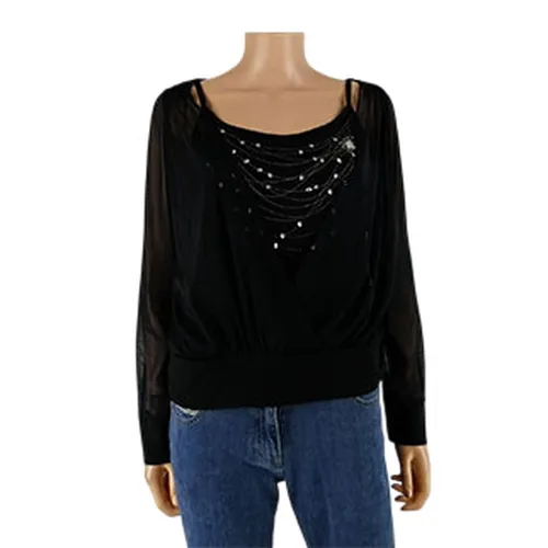 T-shirt imprimé sequins - Maille design - Taille T3 - Label Emmaus - Modalova