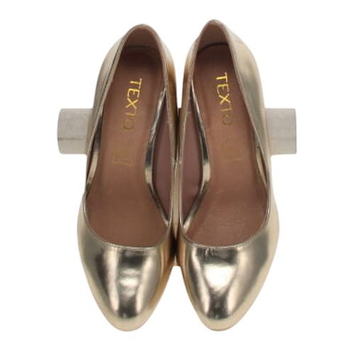 Chaussures dorées à talon 8 cm - Pointure 36 - Texto - Modalova