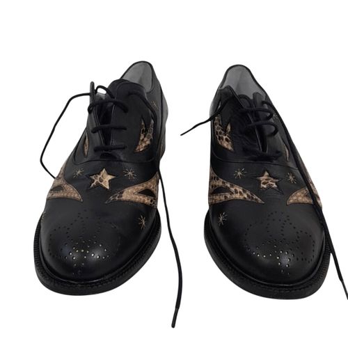 Derbies - Motifs Étoiles et Texture Reptile - Pointure 40 - Free Lance - Modalova