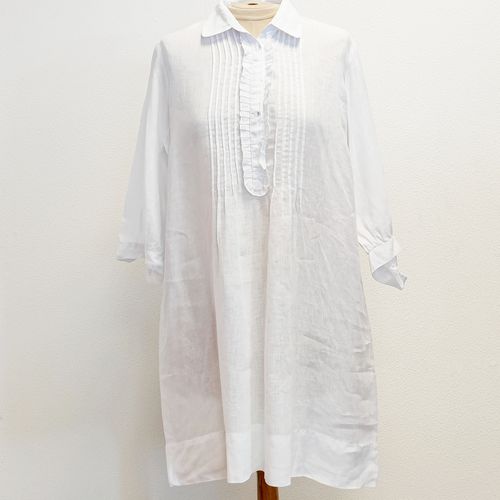 Robe chemise blanche en lin "" - 42 - gerard darel - Modalova