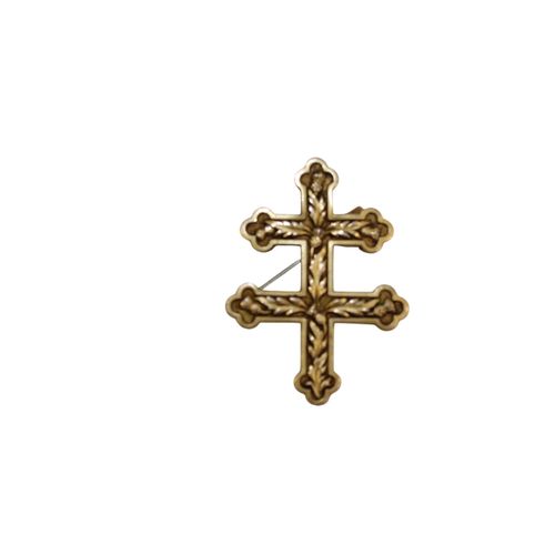 Broche représentant la croix de Lorraine - Label Emmaus - Modalova