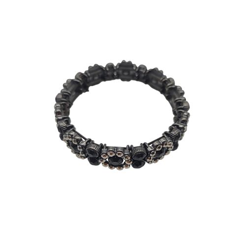 Bracelet verre et strass, montage extensible - Label Emmaus - Modalova